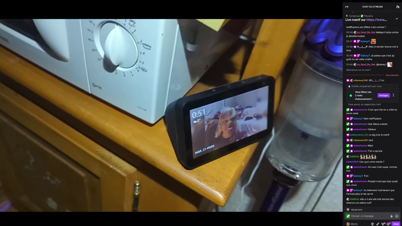 2023-03-21 (1bis.2) - Préparation du biberon - Twitch Meutemediatique (version avec chat)