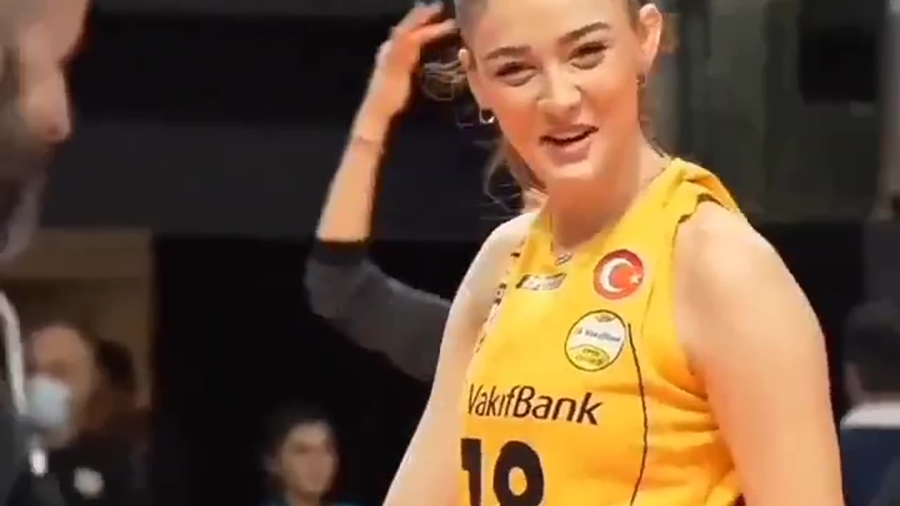 cutest Volleyball player zehra gune 🏐 #viral turkey 🇹🇷