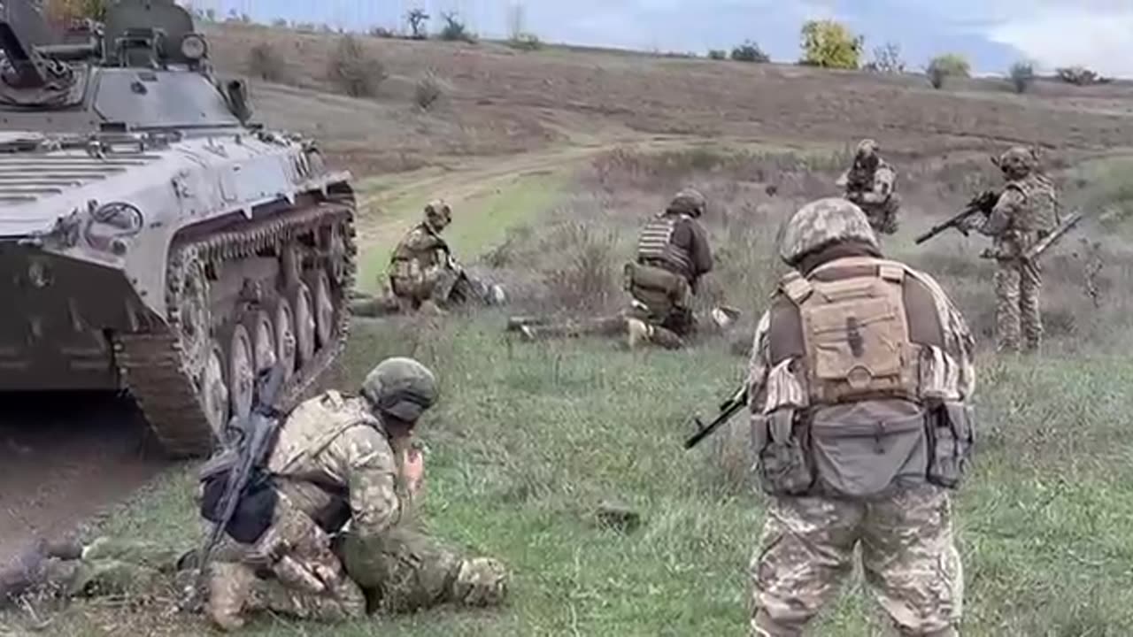 Russians surrendered with their BMP-2