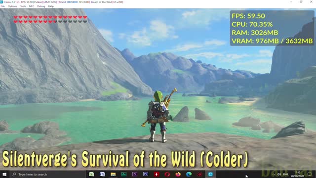 Cemu1.21.2 All Clarity Graphic Pack with Intel Core i5 4570 RX 570 1080p and Zelda Breath