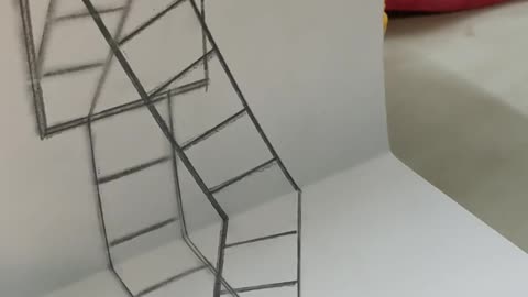 3D Pencil Ladder