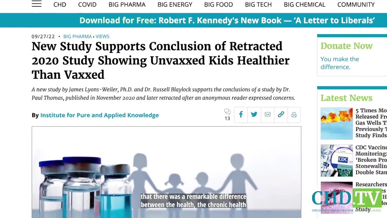 Unvaccinated Children Are Healthier Than Vaccinated — New Evidence by Russell Blaylock, M.D.