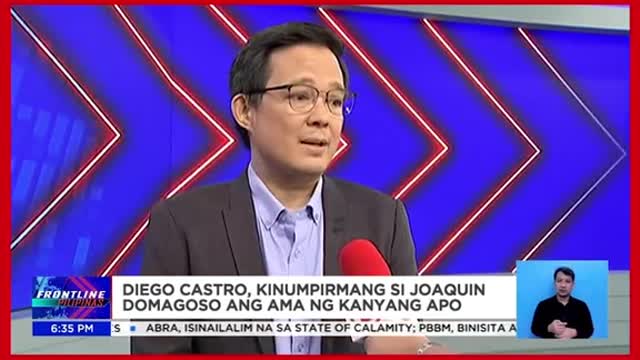 Diego Castro, kinumpirmang si Joaquin Domagoso ang ama ng kanyang apo。。