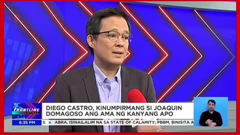 Diego Castro, kinumpirmang si Joaquin Domagoso ang ama ng kanyang apo。。