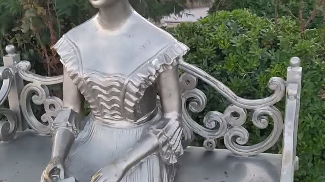 It is a beautiful statue