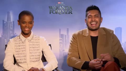 The Cast of Black Panther_ Wakanda Forever Answer YOUR Questions!