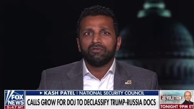 Kash Patel- More indictments expected