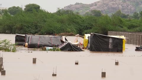 Dubai’s Desert Deluge: Satellite Snaps Unusual Flooding Fiasco