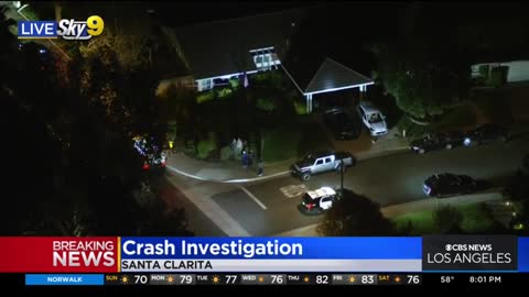 SUV crashes into house in Santa Clarita