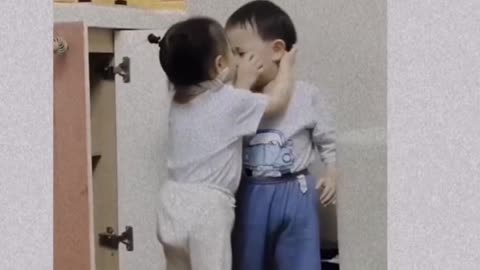 Power of girl kiss