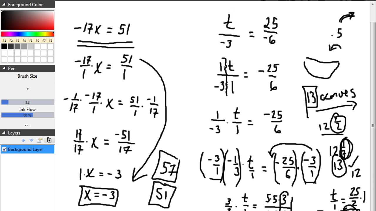 Algebra Part 1 Solving Equations Part 6