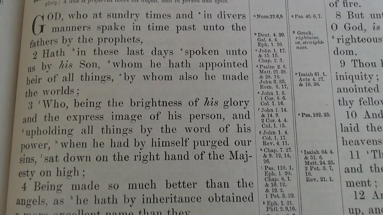 spoken unto us by his Son