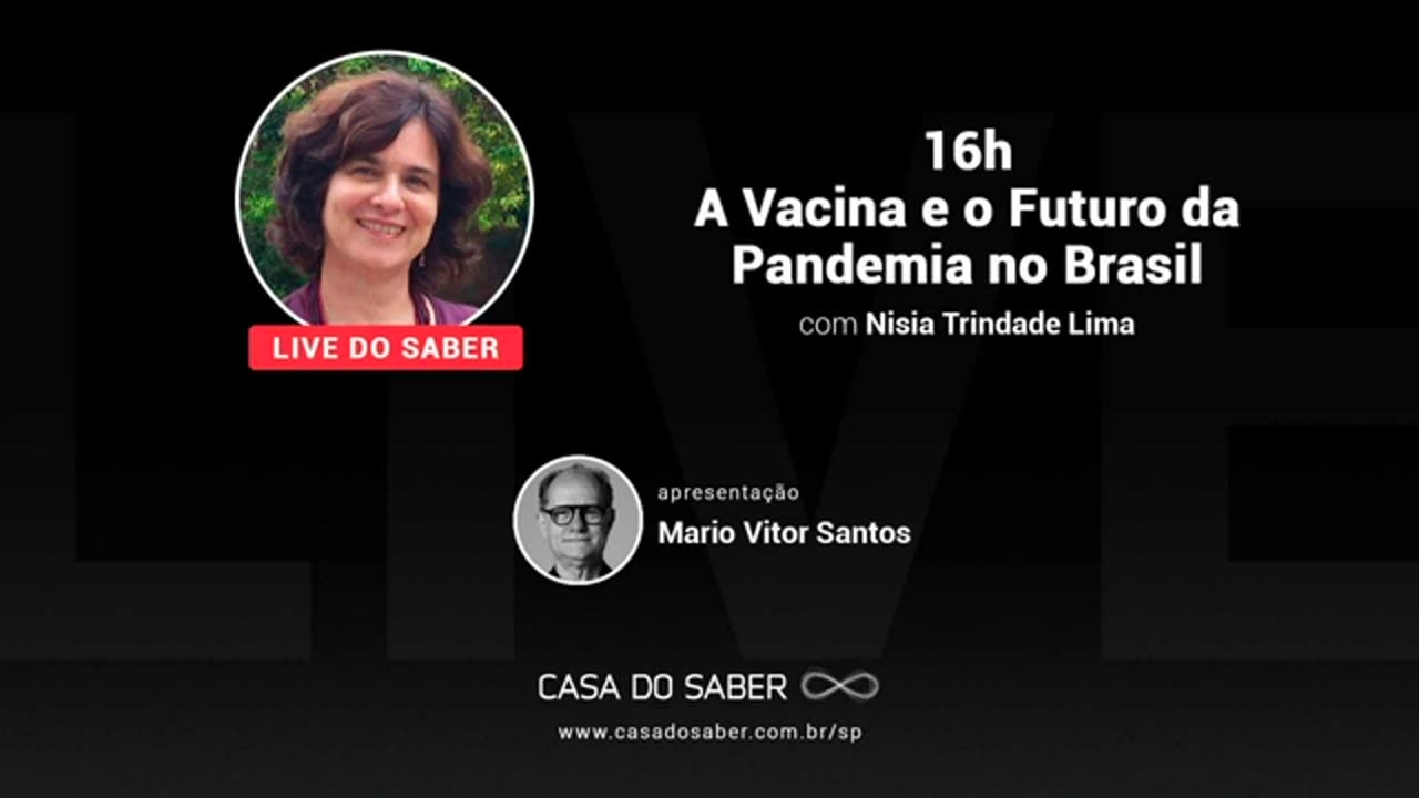 Vídeo de 3 três anos atrás, com ela o Brasil era o único país que a COVID tinha futuro. Deu para entender agora que foi tudo combinado ? A Vacina e o Futuro da Pandemia no Brasil, com Nisia Trindade Lima e Mario Vitor Santos, jornalista do 247