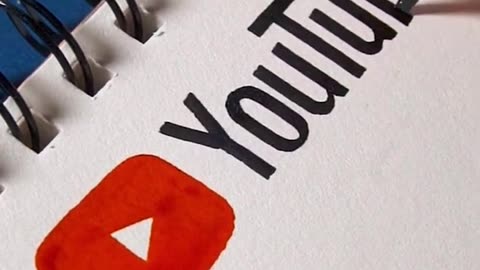 Lettering #youtube logo