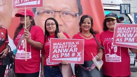 Penamaan calon Tambun, penyokong Anwar meriah, BN dan PN sunyi