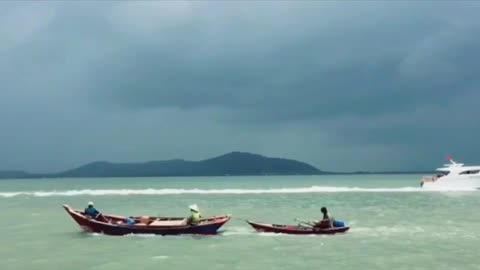 boat on the sea