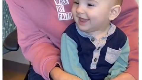 This Baby Hears Us For The First Time