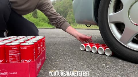 Crushing Crunchy & Soft Things by Car! EXPERIMENT: CAR VS COCA COLA