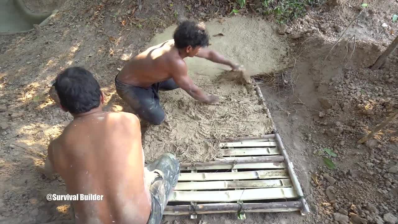 Building The Most Temple Tunnel Underground Water Slide To Swimming Pools