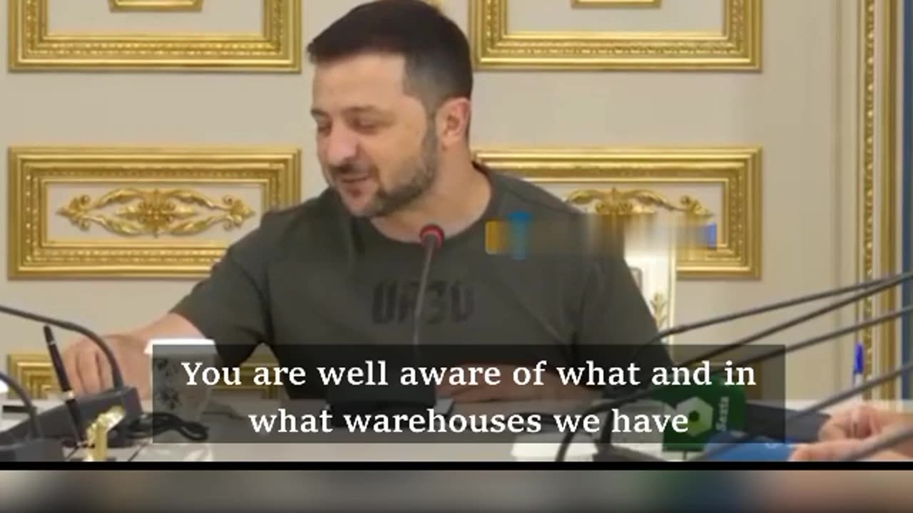 Zelensky makes it his second most important thing in life to know what weapons you have