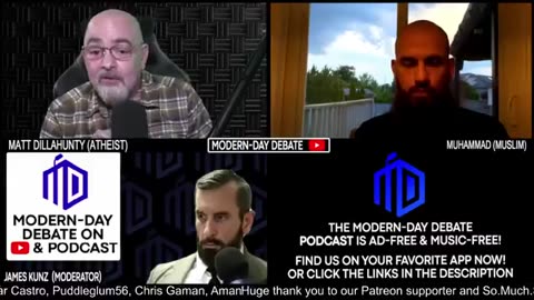 DEBATE_ Is Islam True _ Matt Dillahunty Vs Muhammad