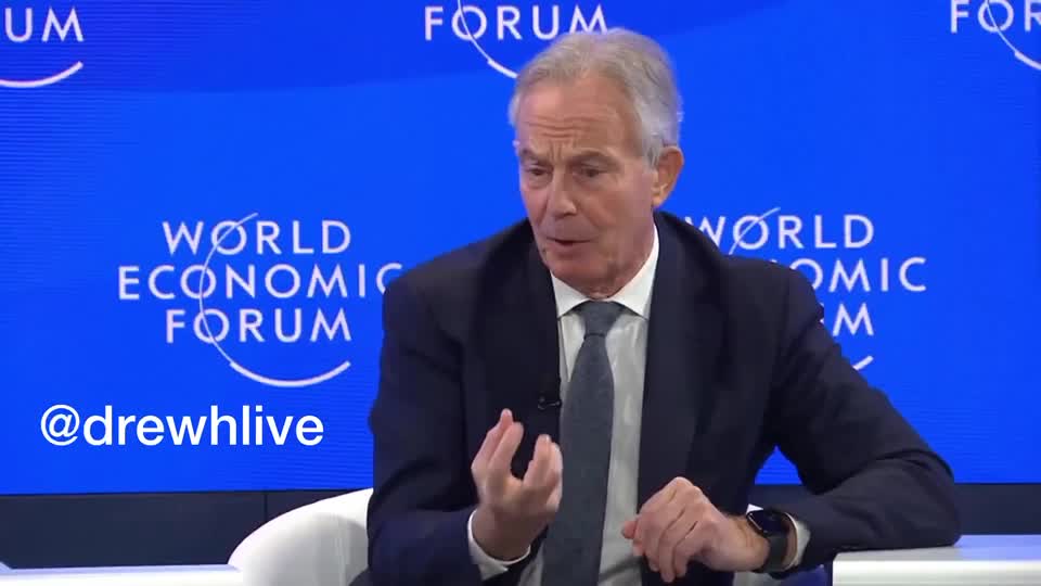 Tony Blair Discusses A Vaccine Database at DAVOS WEF