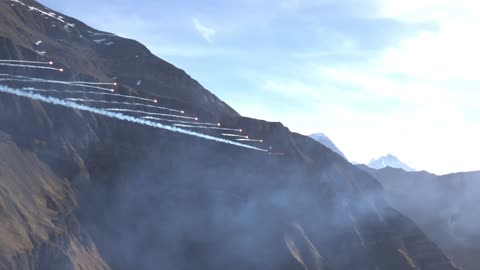 Patrouille Suisse - Full display at AXALP Fliegerschiessen