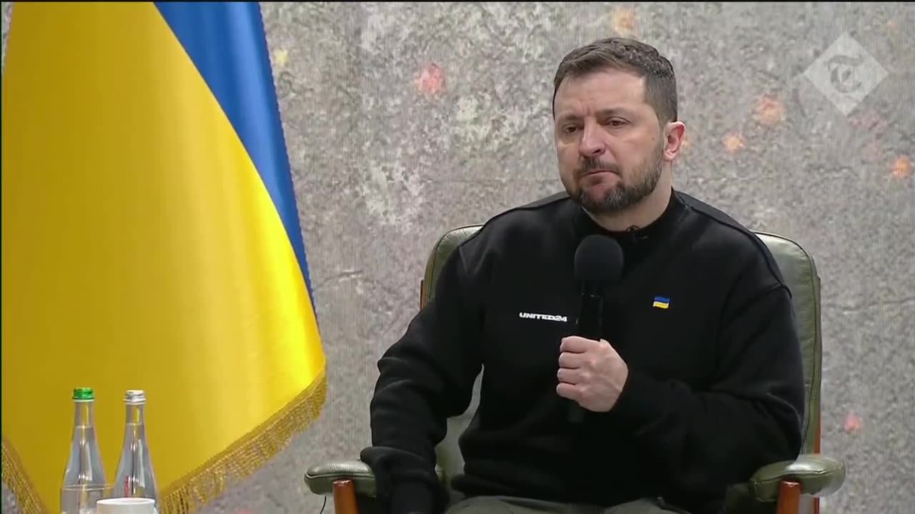 Zelensky thanks "TV journalists" in America for their completely uncritical support for Ukraine