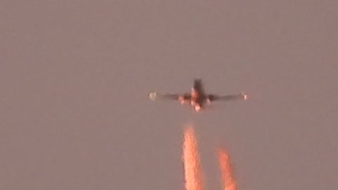 OBS Orange Drop Along With A UFO Over L.A. May 7, 2022