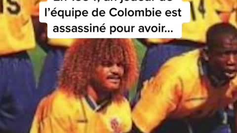 In 1994, a player of the Colombian national team was assassinated for having...