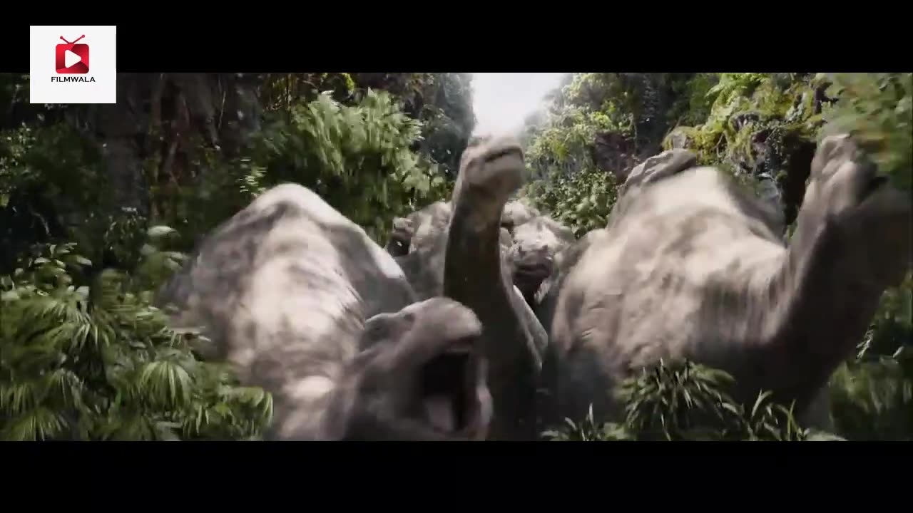 Dinosaur and King Kong Fight For Saving Girl