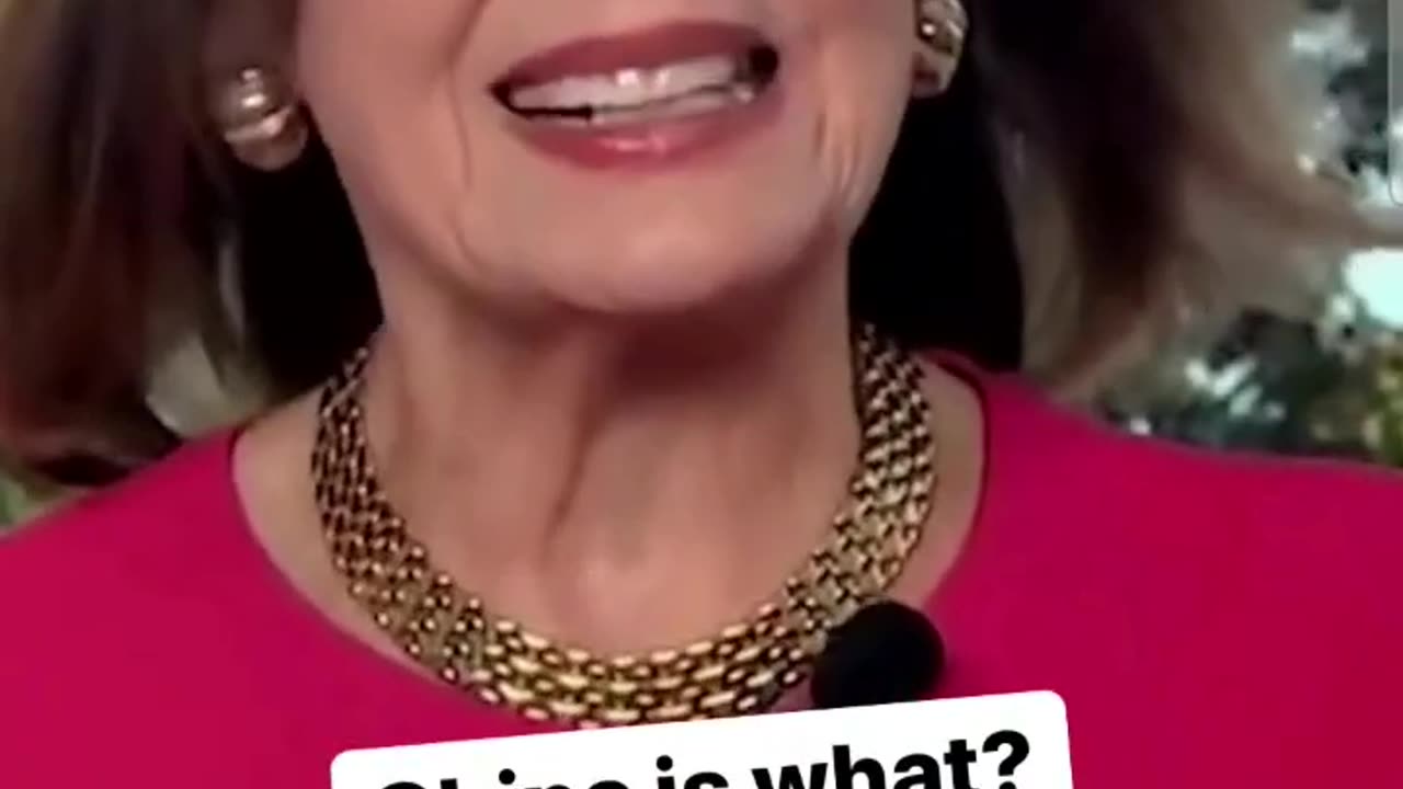 Nancy Pelosi Explaining That China Is A Free Country