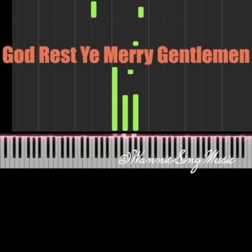God Rest Ye Merry Gentlemen Christmas Music Piano