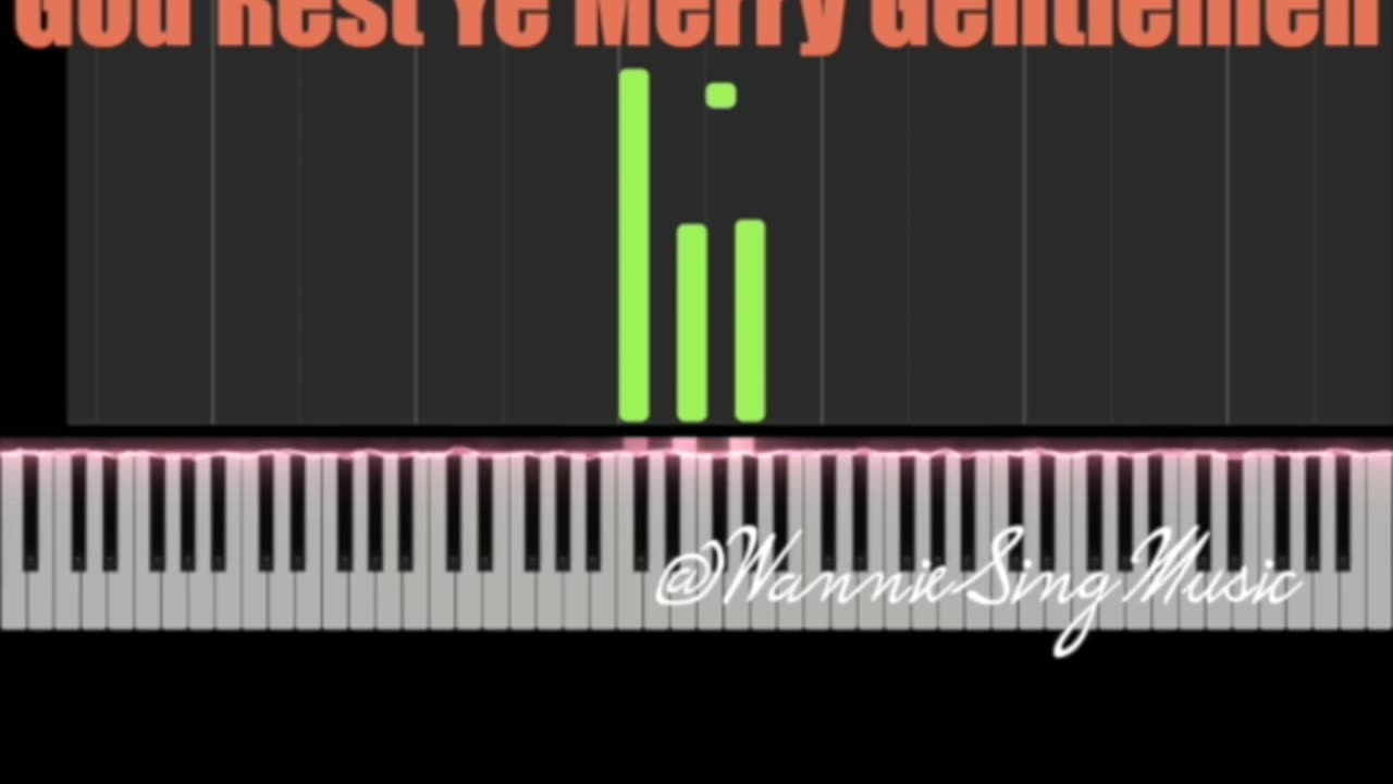 God Rest Ye Merry Gentlemen Christmas Music Piano