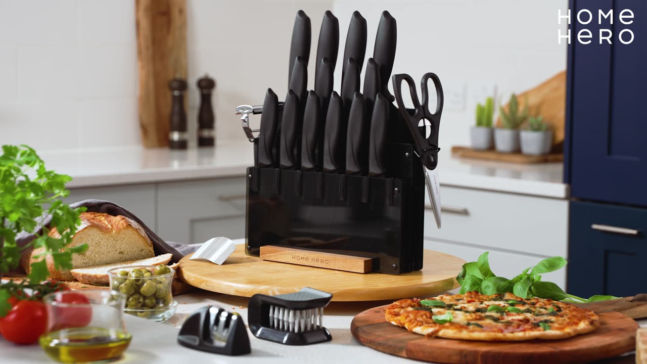 Home Knife Set 20 PCS Kitchen Accessories Set