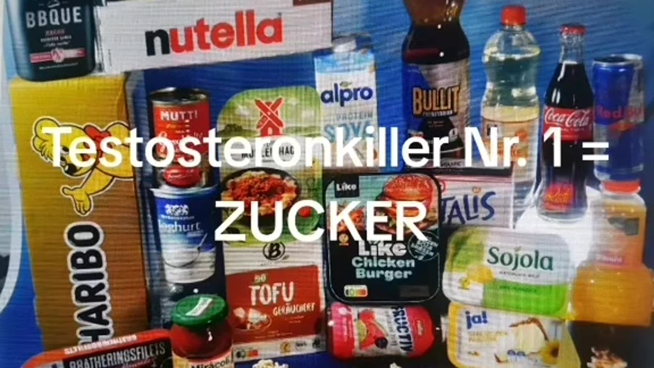 Testosteronkiller Nr, 1 = ZUCKER