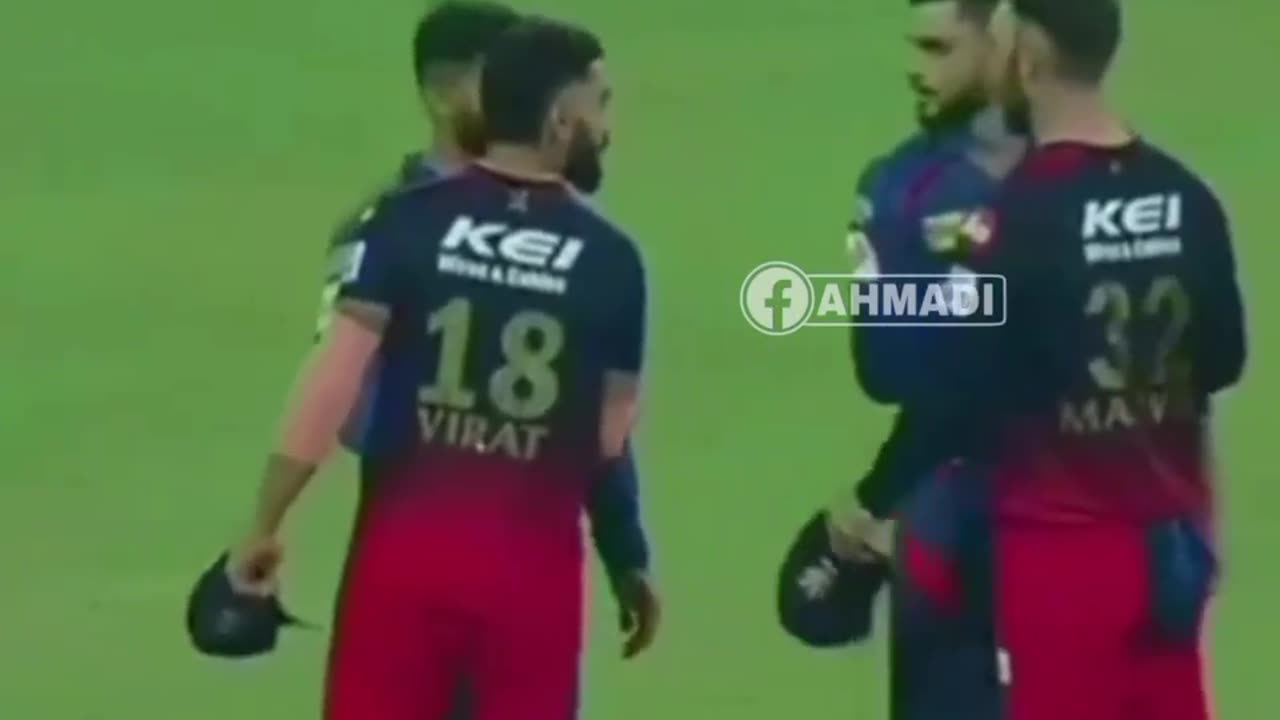 Kohli fights with Naveen