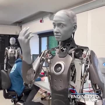 Ameca the robot is more human and haunting thanever imagined by Engineered Arts.