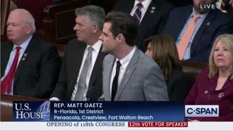 Rep Gaetz Gets Booed For Speaking His Mind In New Clip