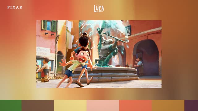 Journey Into Luca's Color Script Color Script Chronicles Pixar