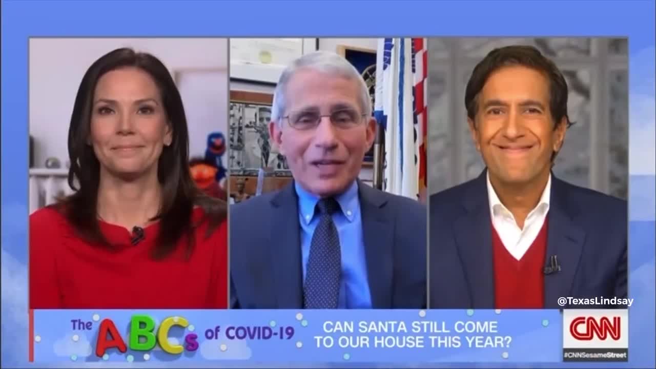 Fauci VAXES Santa! How Stupid Can One Be!