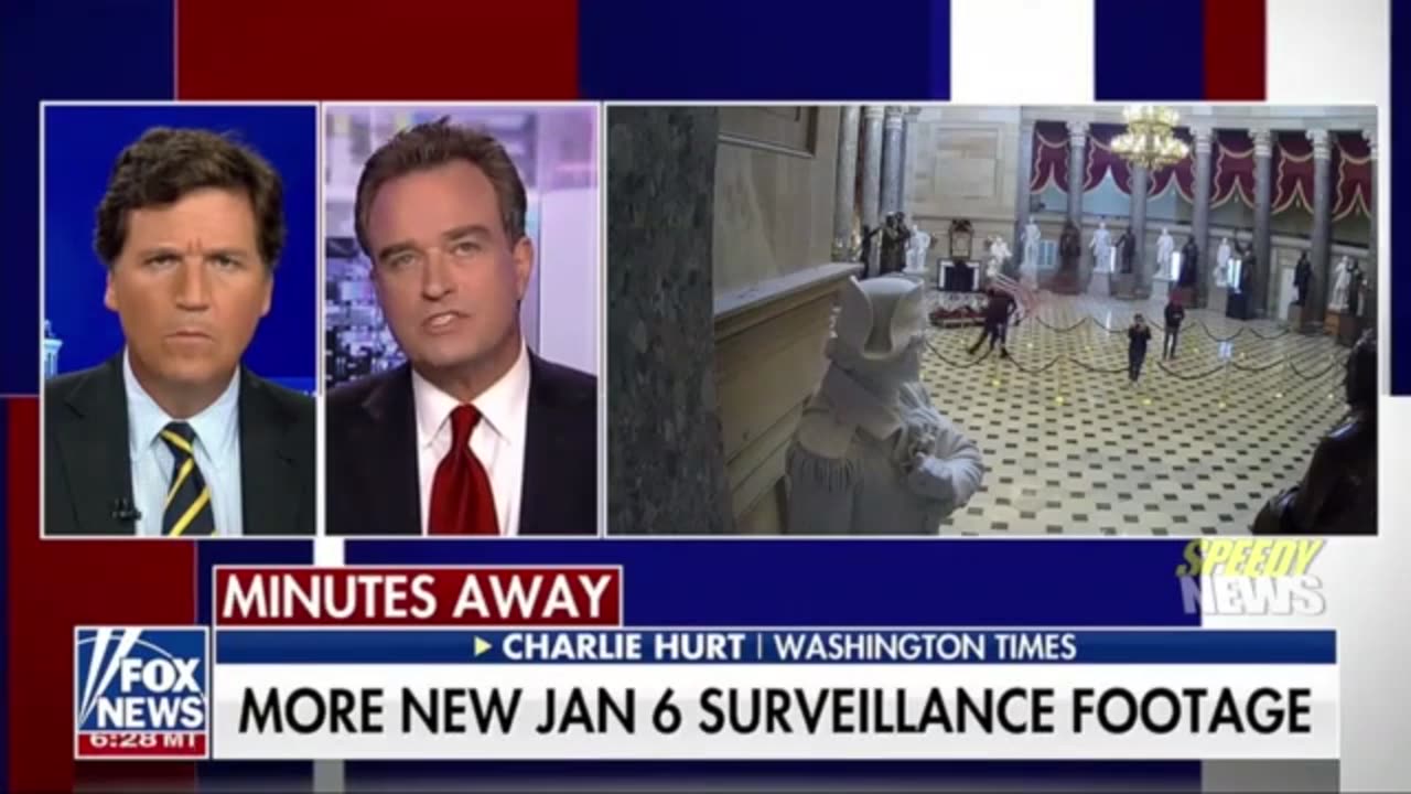 Tucker - Mar 6, 2023 - New J6 footage, QAnon Shaman, Brian Sicknick, Ray Epps, Josh Hawley