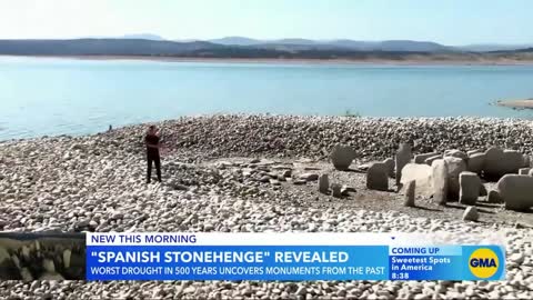 Spanish Stonehenge revealed due to record-breaking drought