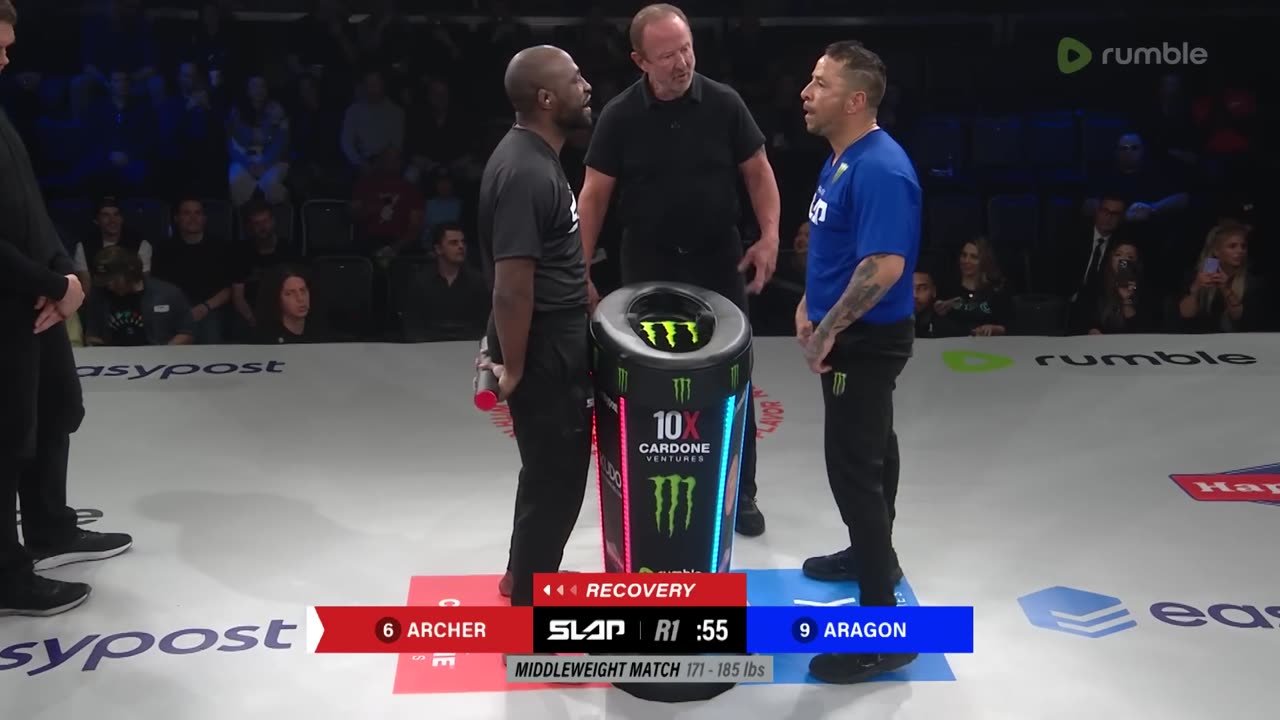 Power Slap 1 Rese Archer vs Travis Aragon Prelims