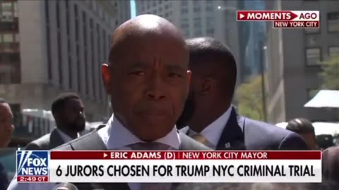 Mayor Eric Adams assures us that the Trump jury pool will be fair: