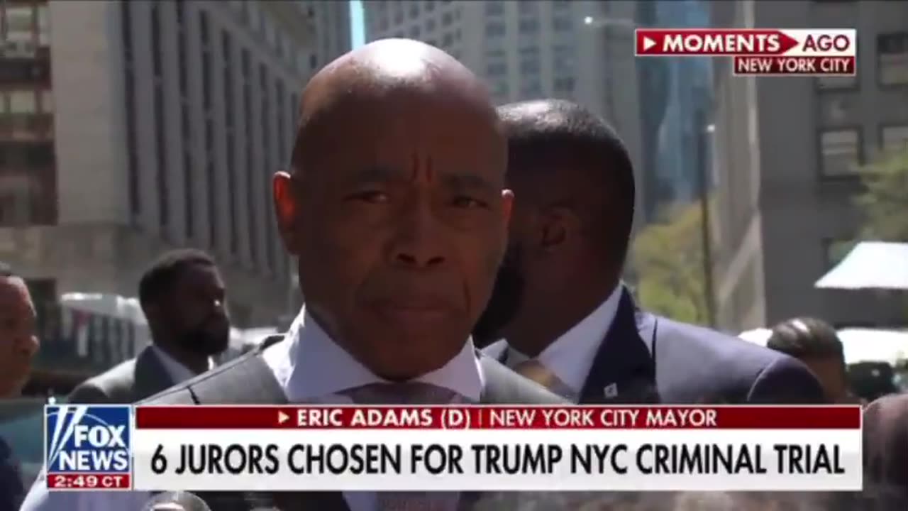 Mayor Eric Adams assures us that the Trump jury pool will be fair: