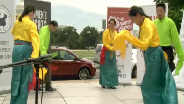 Mimang Lhakar: "Stop the Genocide Games" rally in DC