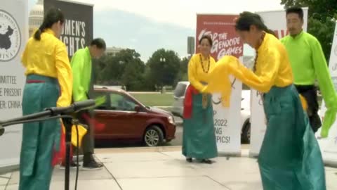 Mimang Lhakar: "Stop the Genocide Games" rally in DC