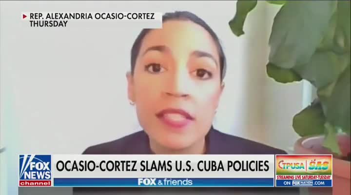 AOC Blames the United States for Protests in Cuba