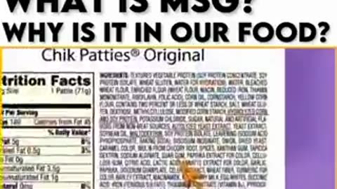 What Is MSG ?